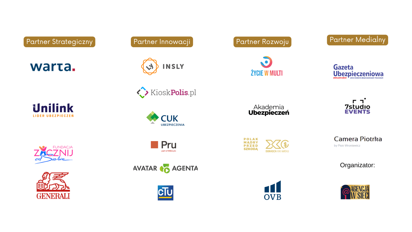 Partnerzy konferencji Cyfrowy Agent 3.0